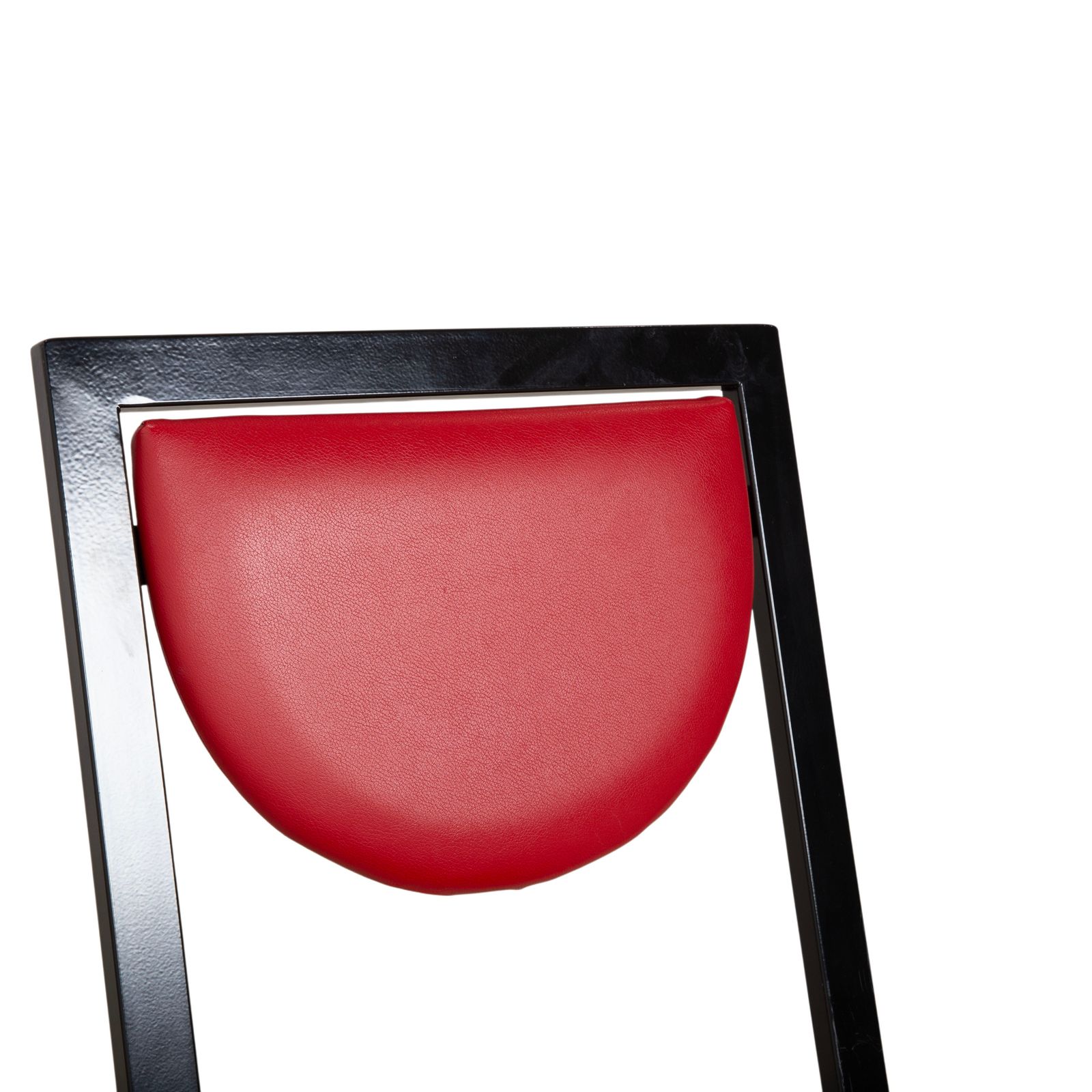 Set Of 4 Kff Sinus Leather Chairs, Blue And Red photo buy
