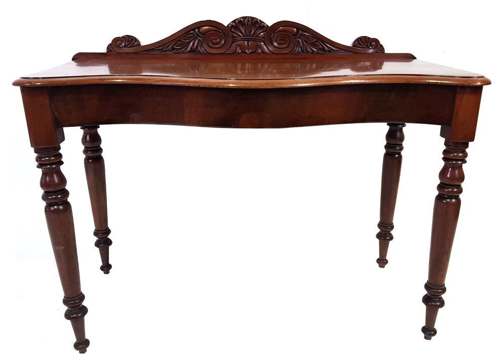 Lovely Quality 19th Century Mahogany Hall / Console Table photo furniture