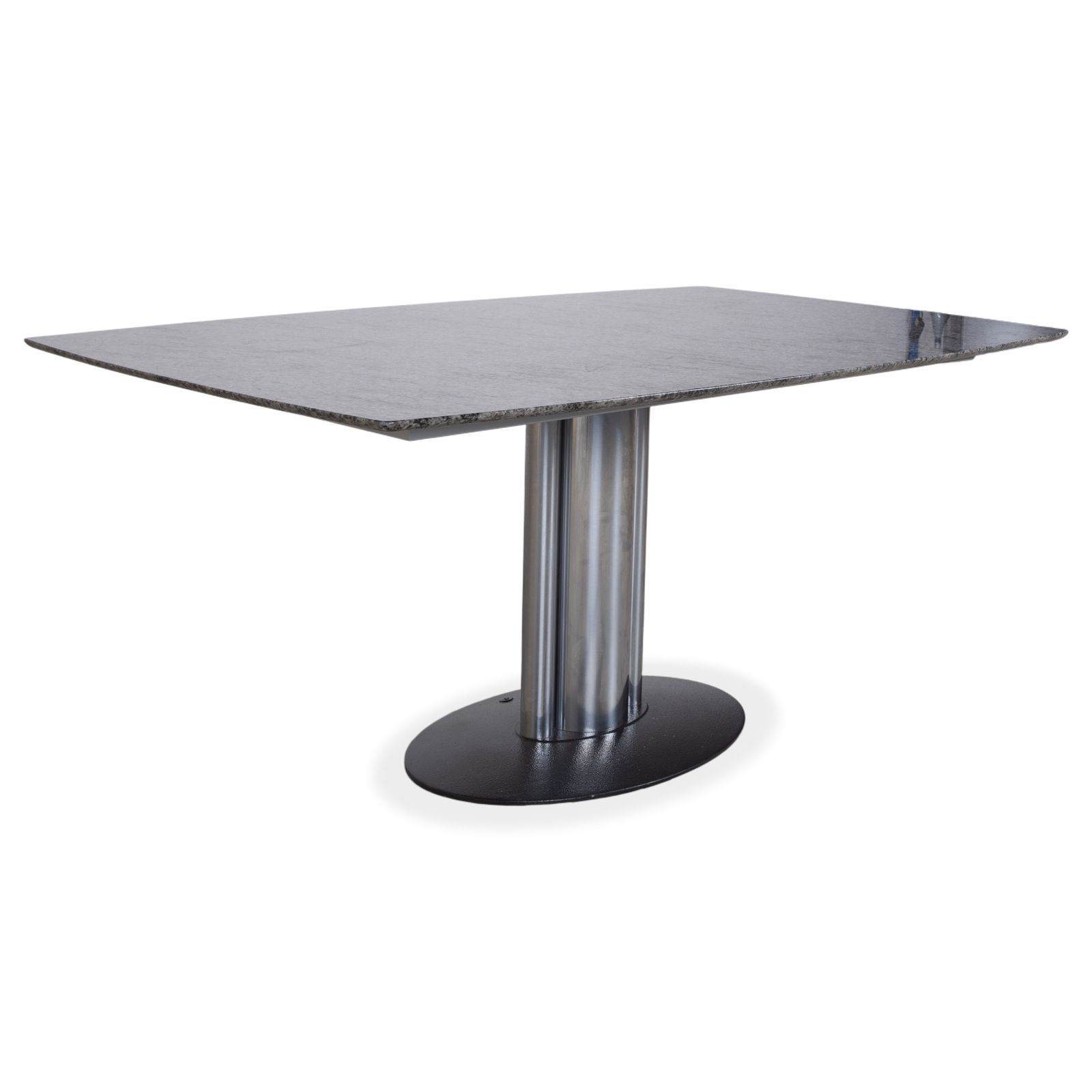 Table à manger Draenert Adler 1224 en granit gris argenté, 170 x 105 cm