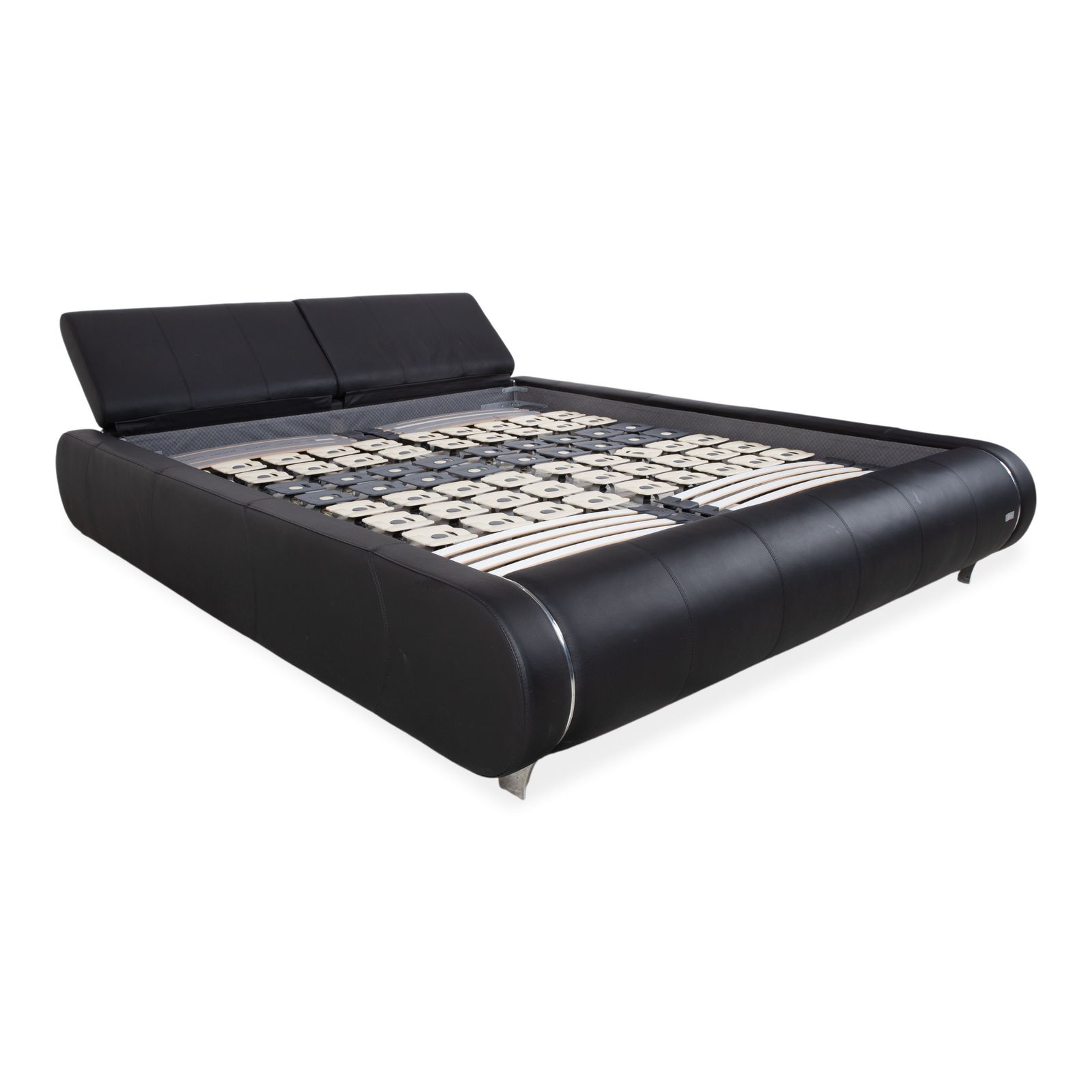 Lit double Joop! Swing en cuir noir