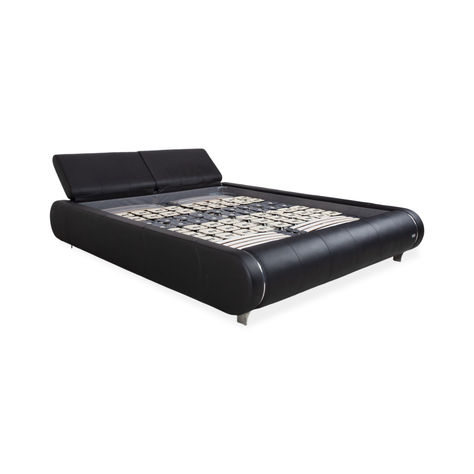 Lit double Joop! Swing en cuir noir photo for sale