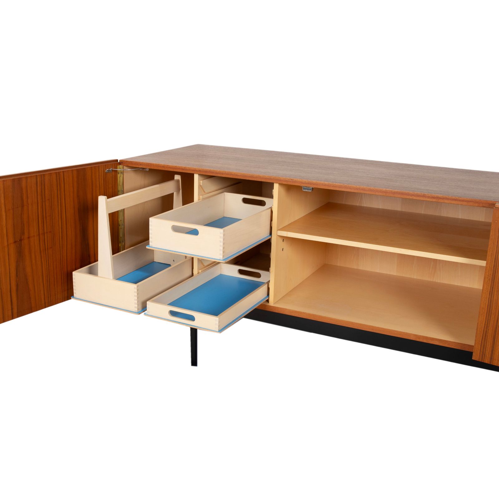 Behr B40 Dieter Waeckerlin Sideboard Teak Wood Brown Mid Century photo for sale