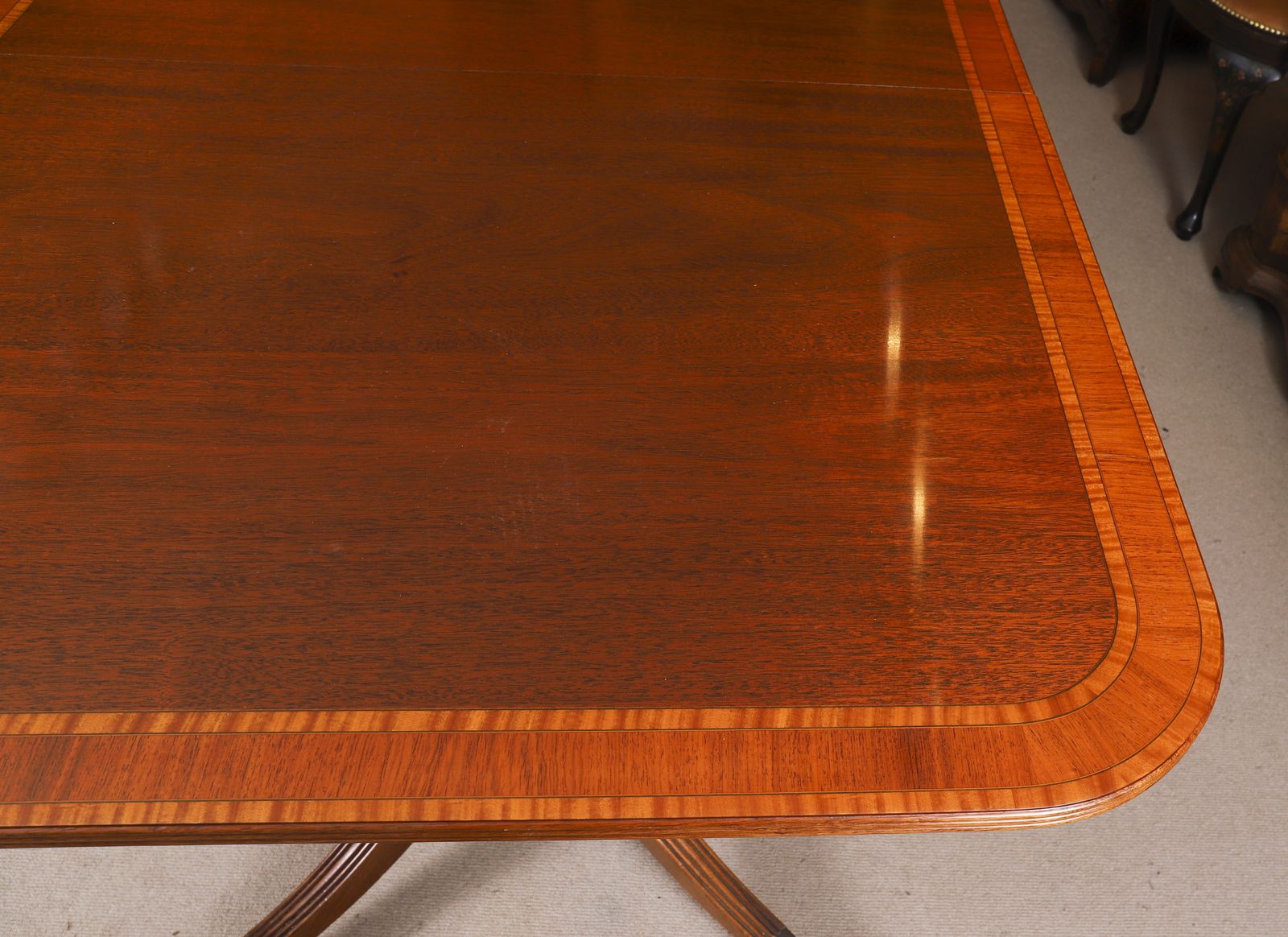 photo for sale Regency Revival Dining Table & 8 Chairs By William Tillman 20th C