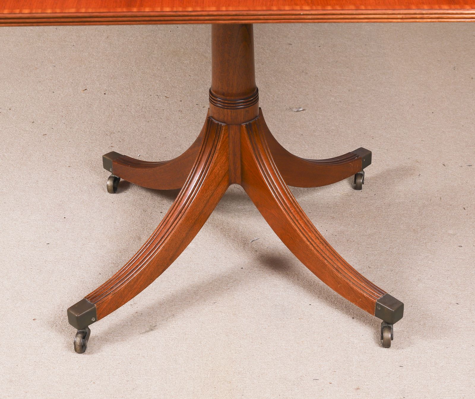 photo vinterior Regency Revival Dining Table & 8 Chairs By William Tillman 20th C