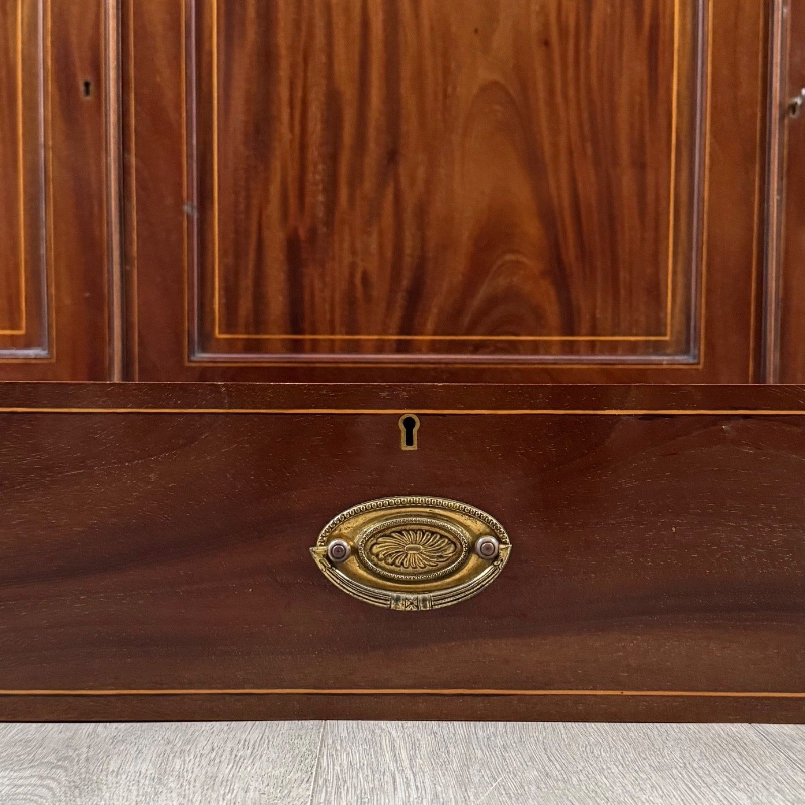 2950.0 Antique 18th Century Large Georgian Bookcase In Mahogany ( Af 5610 ) photo