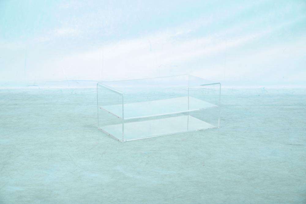 Space Age Dressoir Acrylglas, Ghost Sidetable Jaren 1970 photo 264.0
