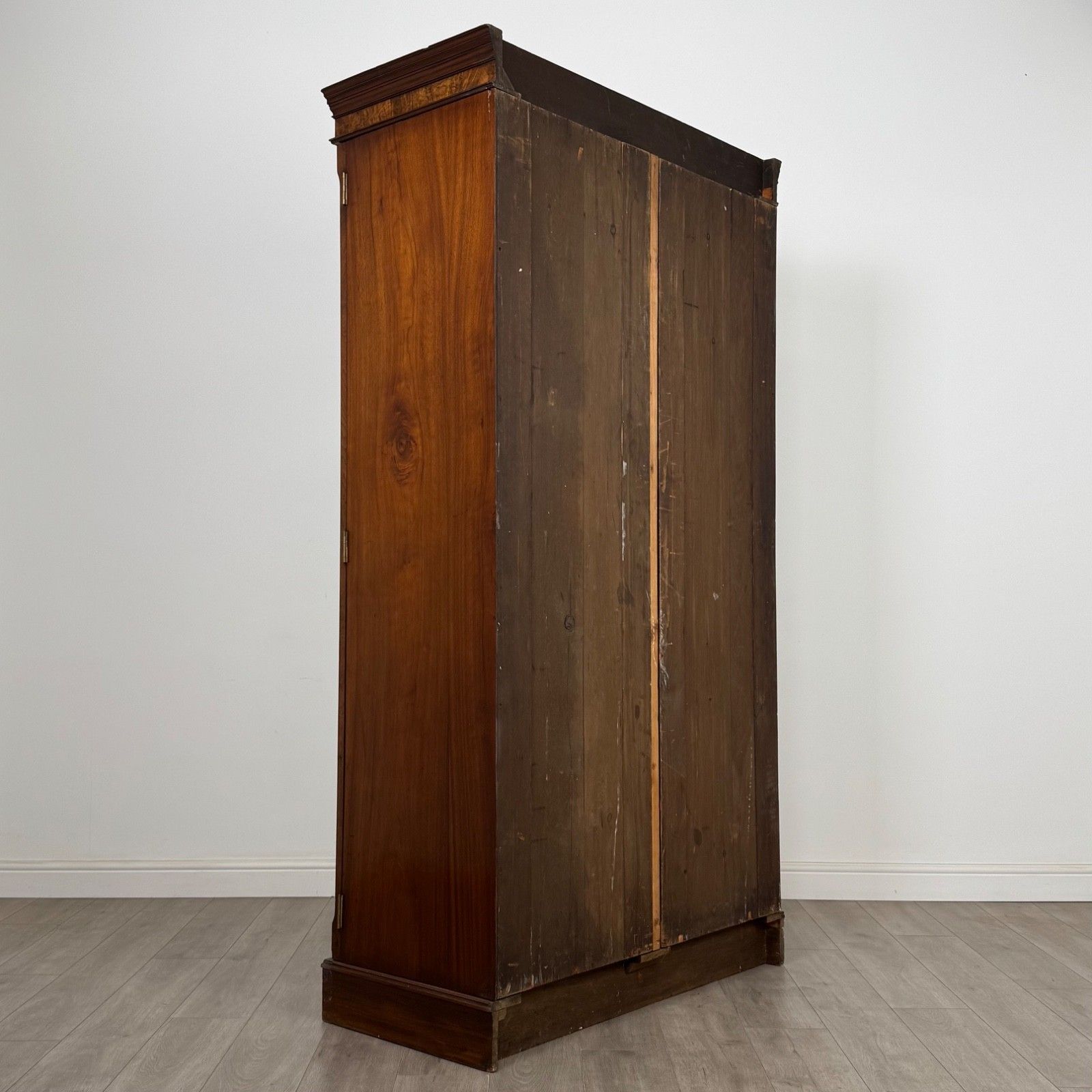 Antique 20th Century Edwardian Wardrobe In Walnut ( Af 5593 ) photo 1250.0