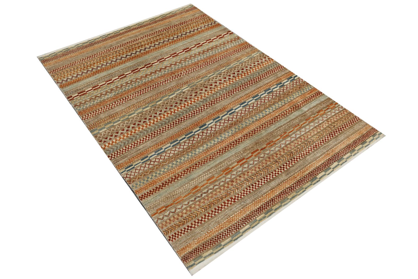 Fine Khorjin Traditional Afghan Geometric Area Rug | Handmade Wool Carpet For Living Room Decor photo furniture