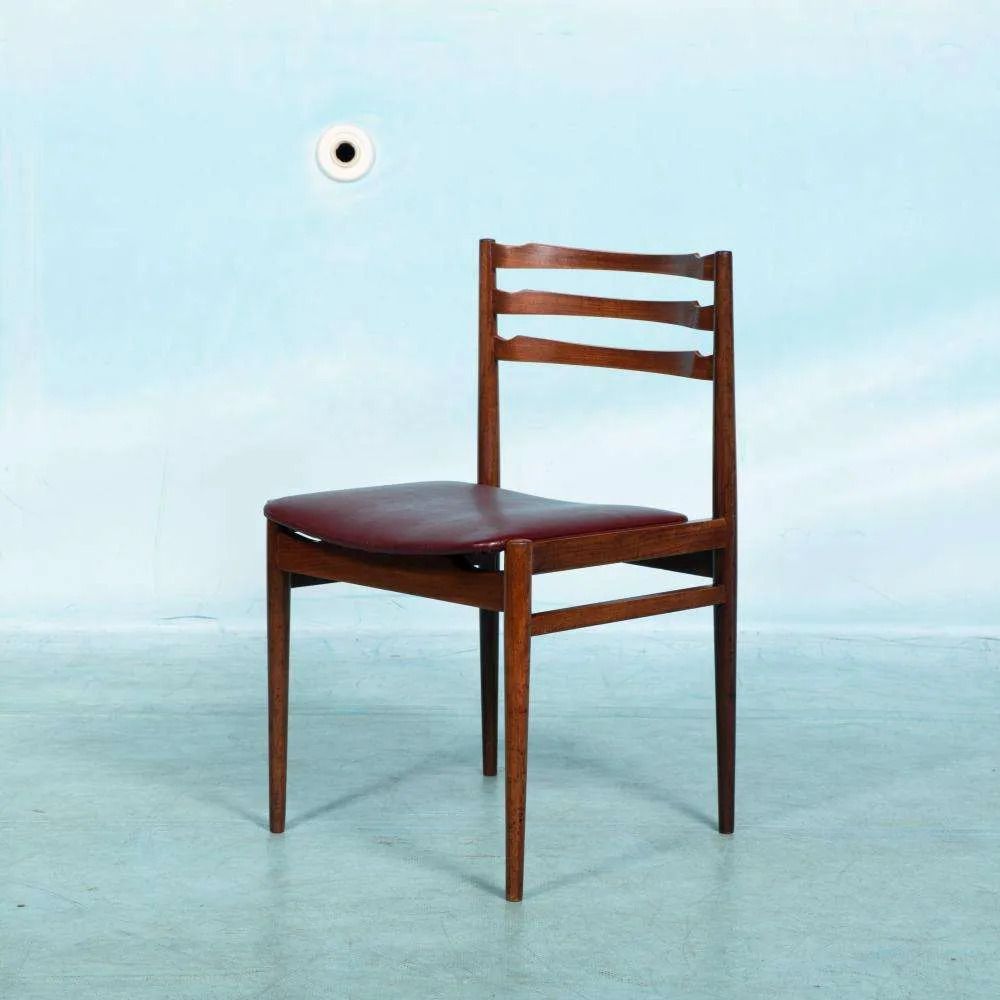 Vintage Design (Bureau)stoel Van Teakhout, Jaren 1960, Multiplex