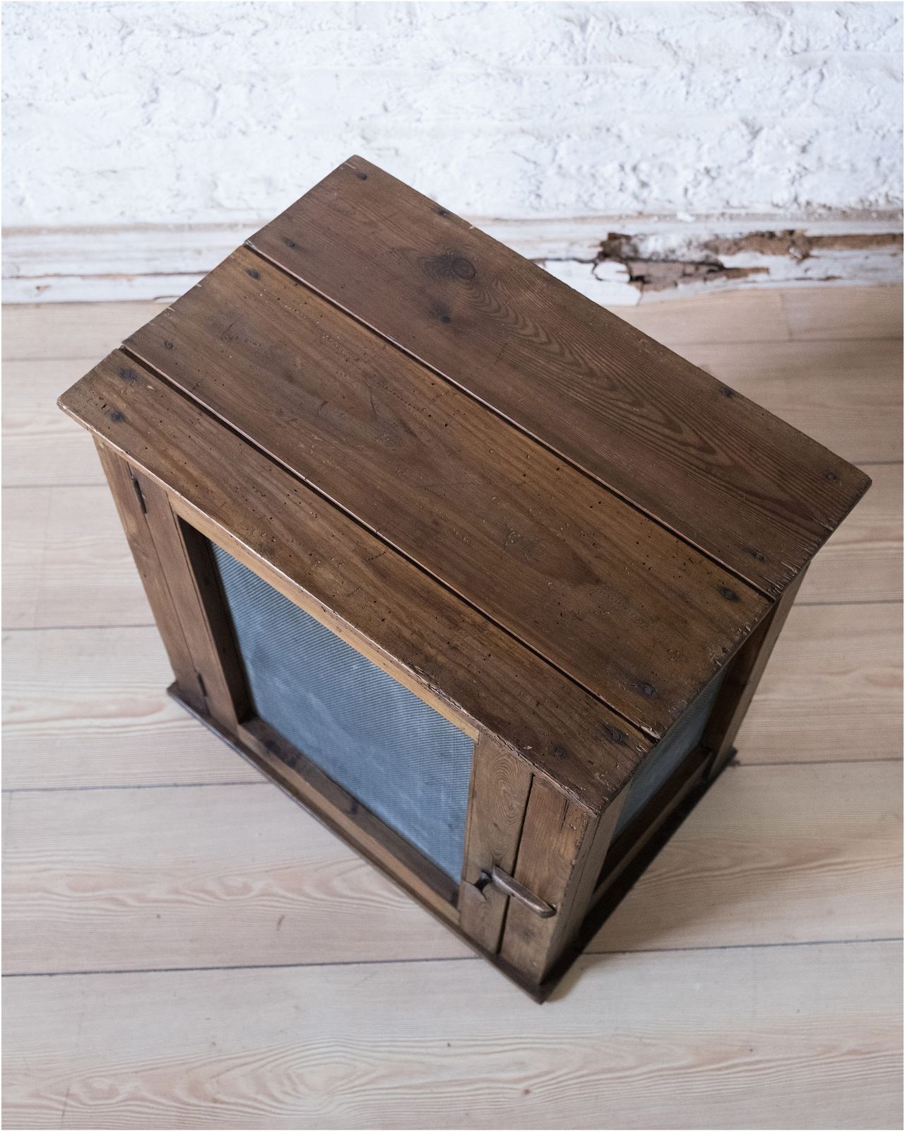 19th Century Pine Food Safe Cupboard (966) photo buy