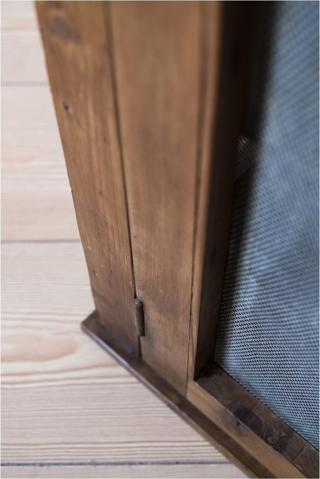 photo for sale 19th Century Pine Food Safe Cupboard (966)