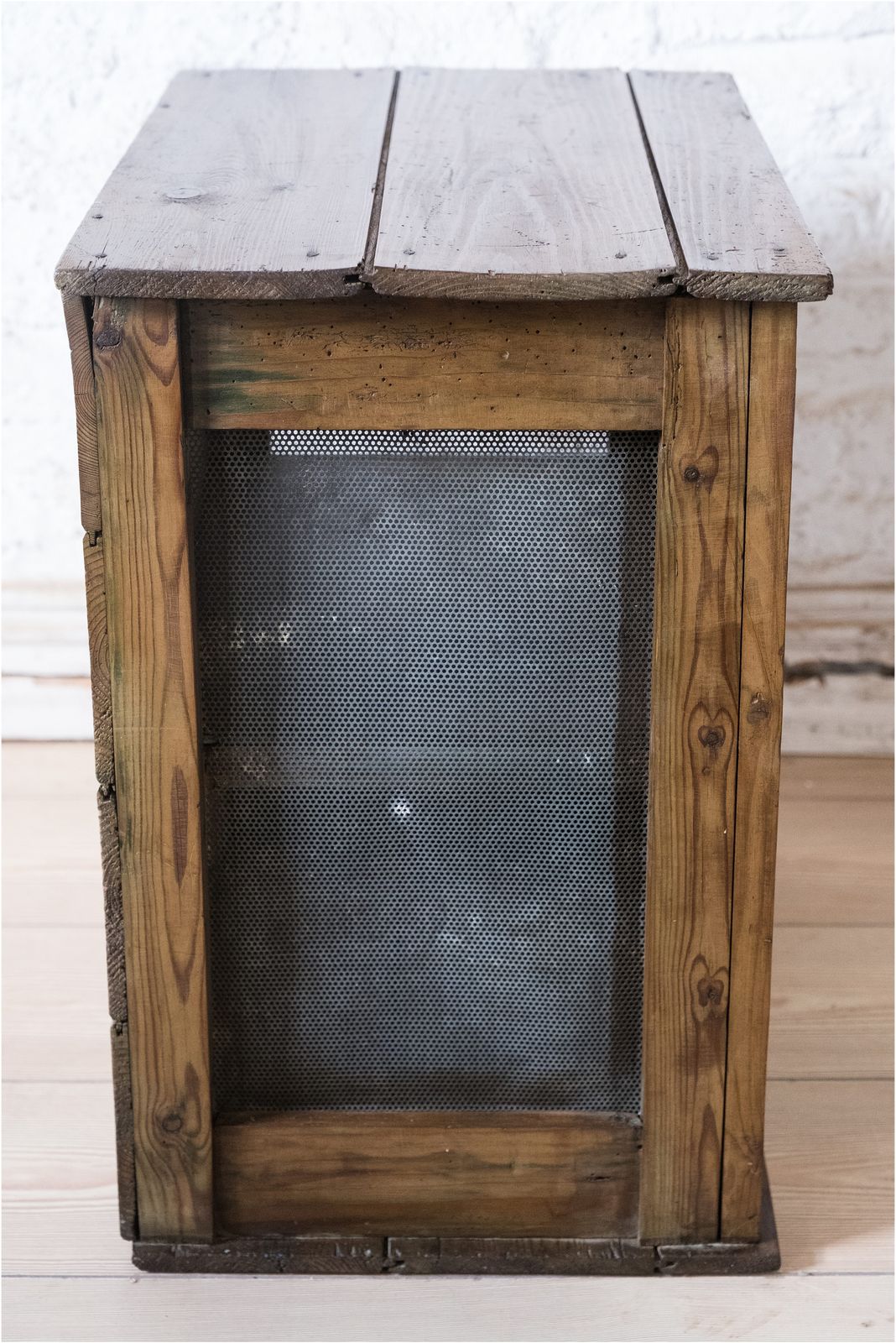 230.0 19th Century Pine Food Safe Cupboard (966) photo
