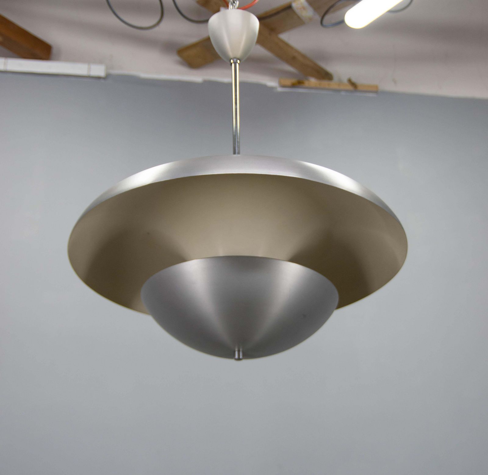 Bauhaus Chandelier By Franta Anyz For Napako, Labeled, 1940s photo furniture