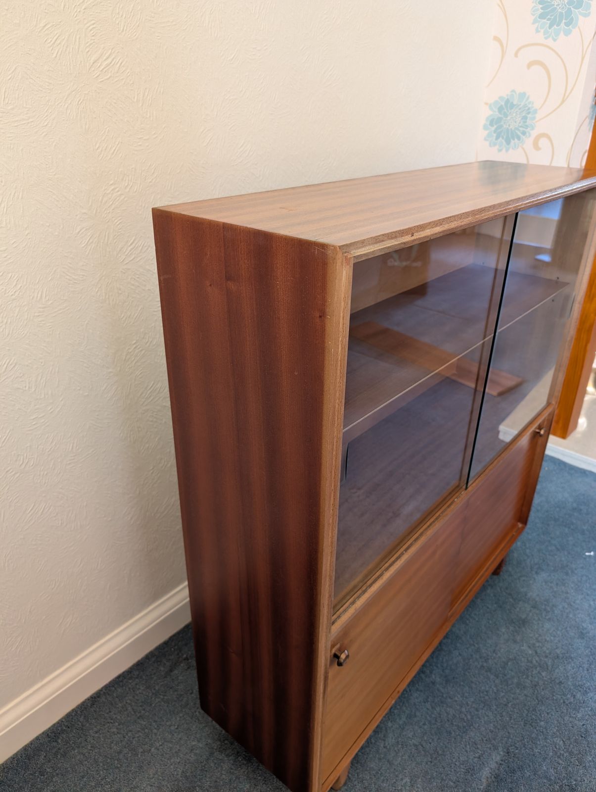 Mid Century Teak Display Cabinet By Beaver & Tapley photo 275.0