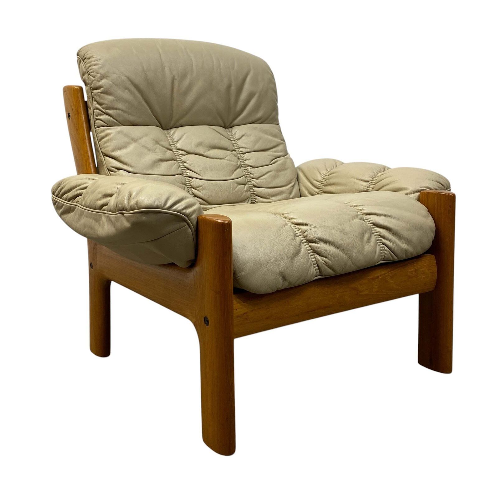 Ekornes 'Montana' Armchair Ottoman Norwegian photo 865.0