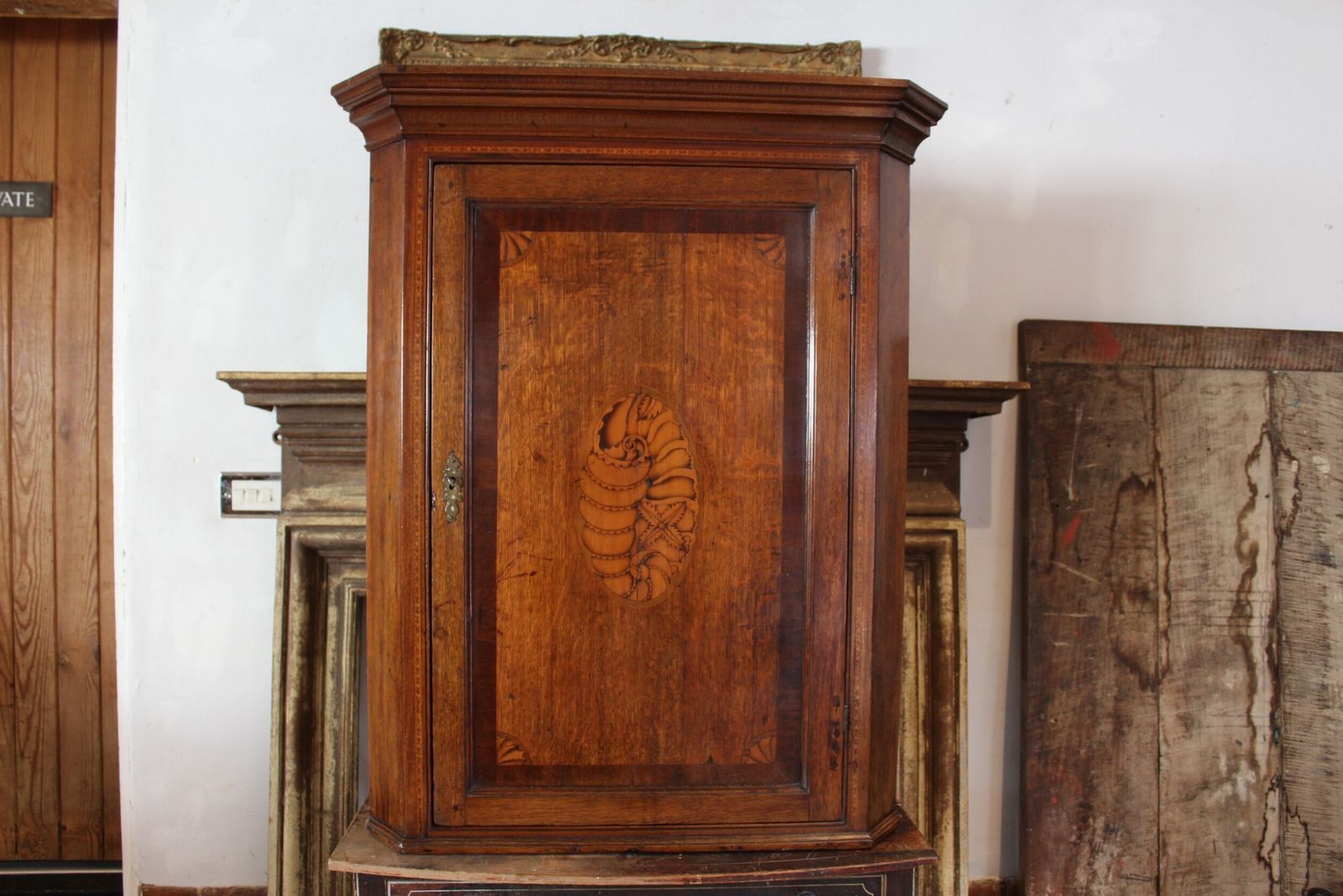 Cupboard Corner Beautiful George III Oak C1780