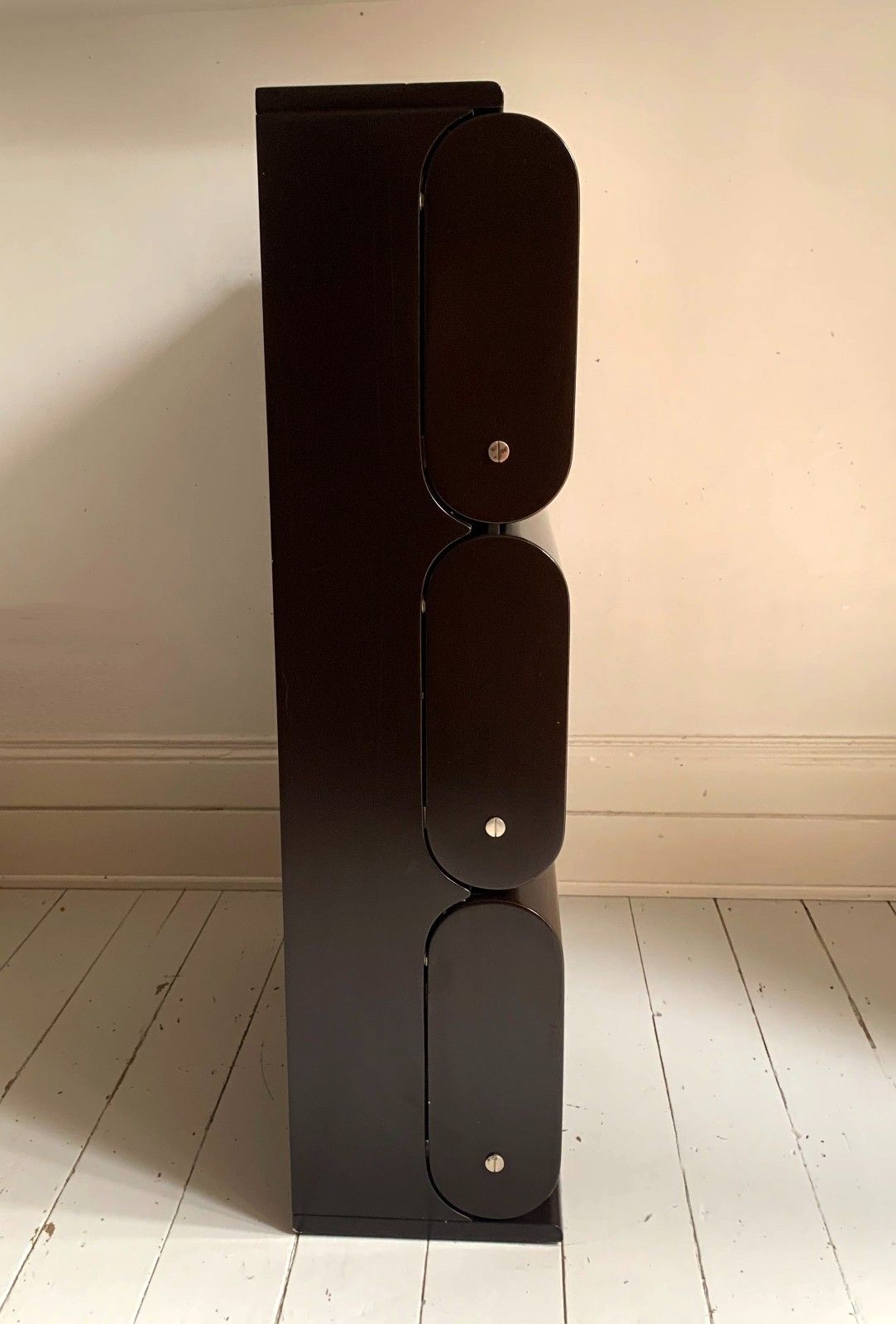 Vintage 1960s Italian Shoe Rack Cabinet, Dark Brown Lacquer Mid Century   Attributed To Carlo Di Carli & Fiarm photo buy