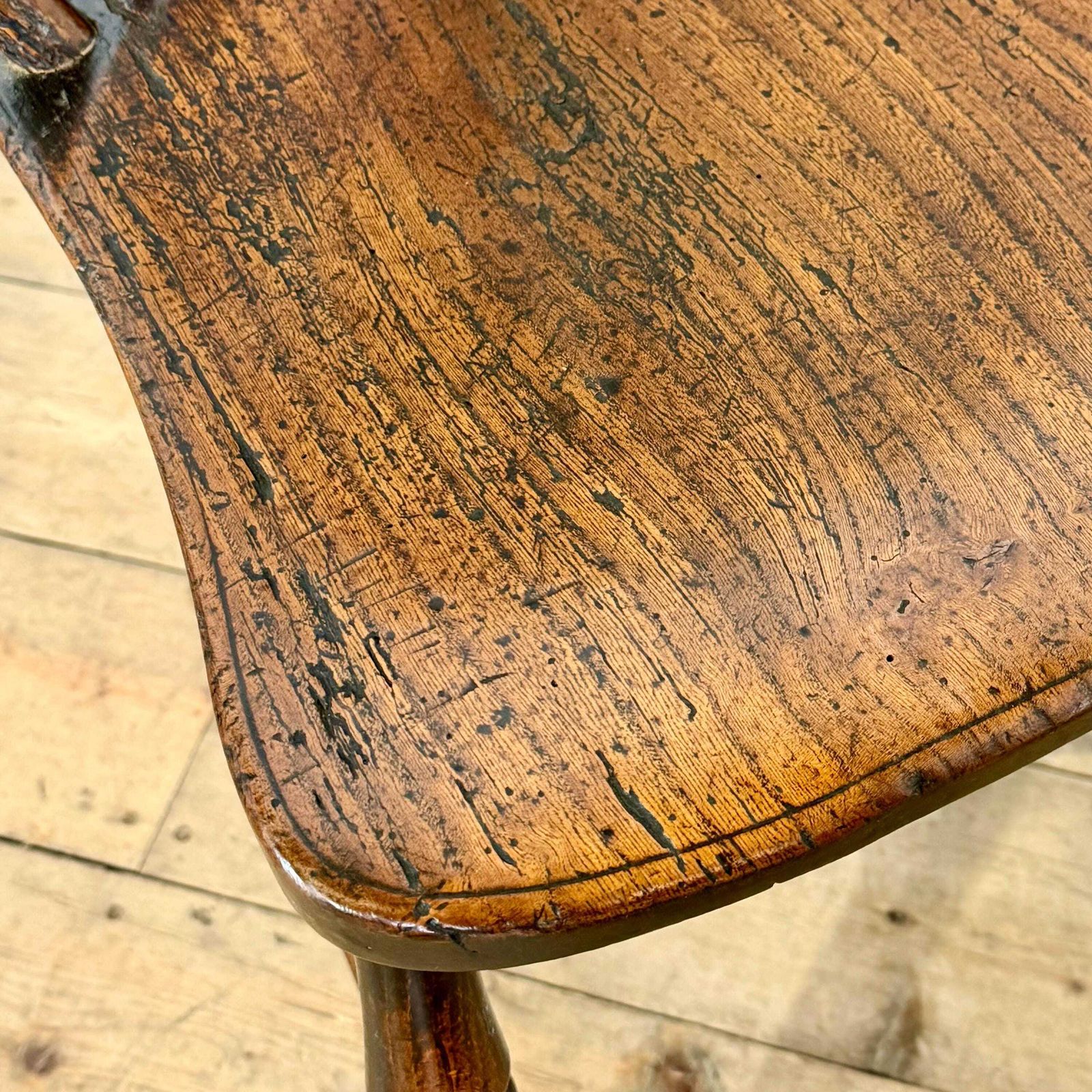 photo for sale Antique Set Of Seven Wheelback Kitchen Chairs | Kitchen Chairs | Dining Chairs | Oak Antiques | Farmhouse Seating