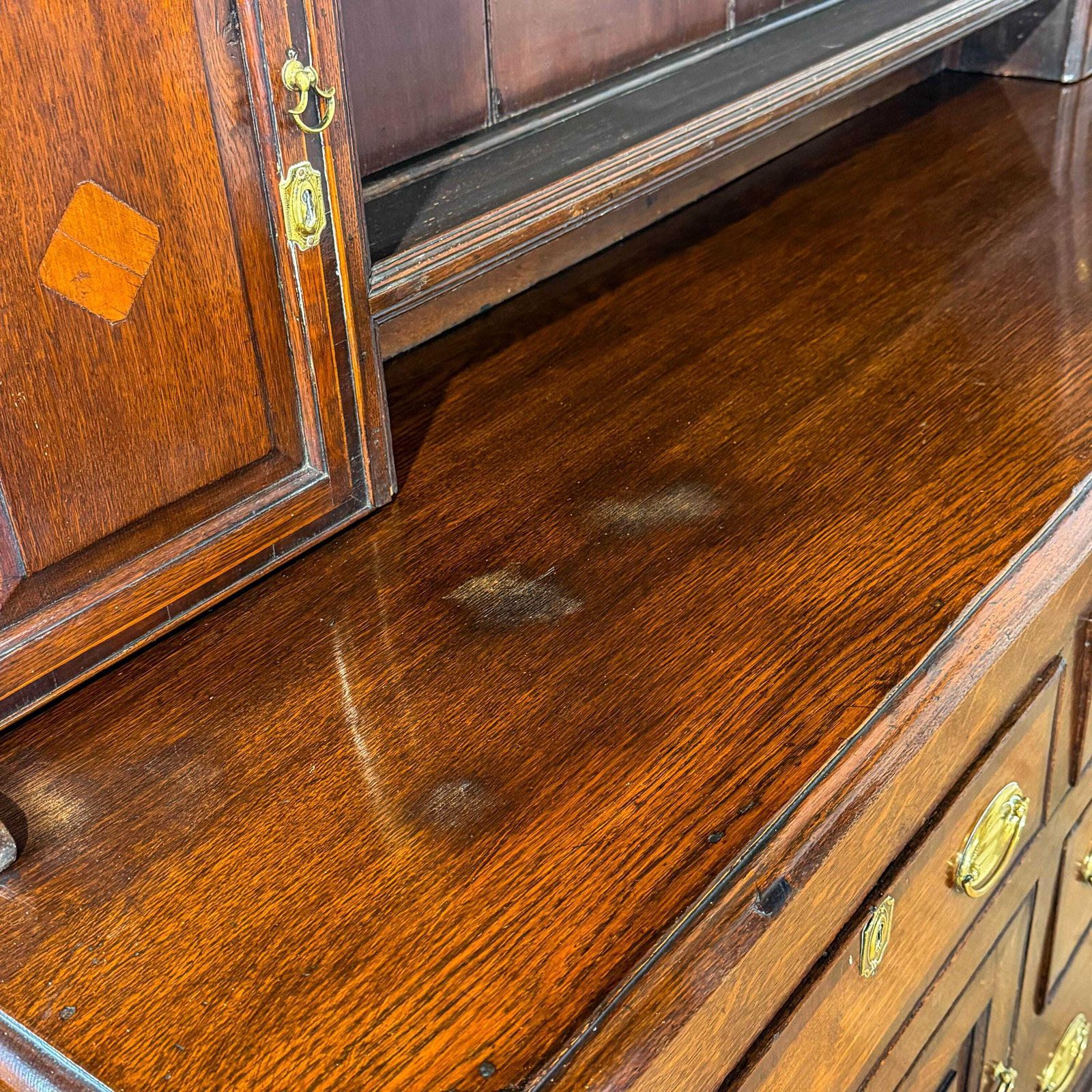 Furniture Antique Georgian Oak Dresser | Welsh Dresser | Antique Oak Dresser | Kitchen Dresser | Welsh Furniture photo
