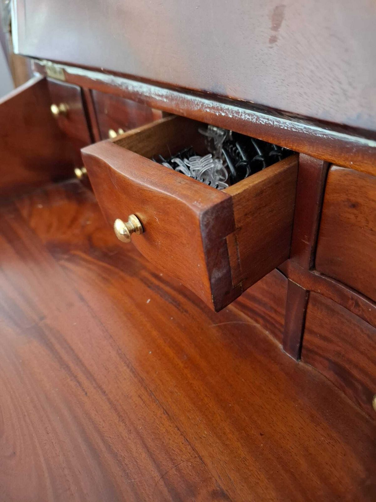 photo for sale Retro Far Eastern Mahogany Davenport