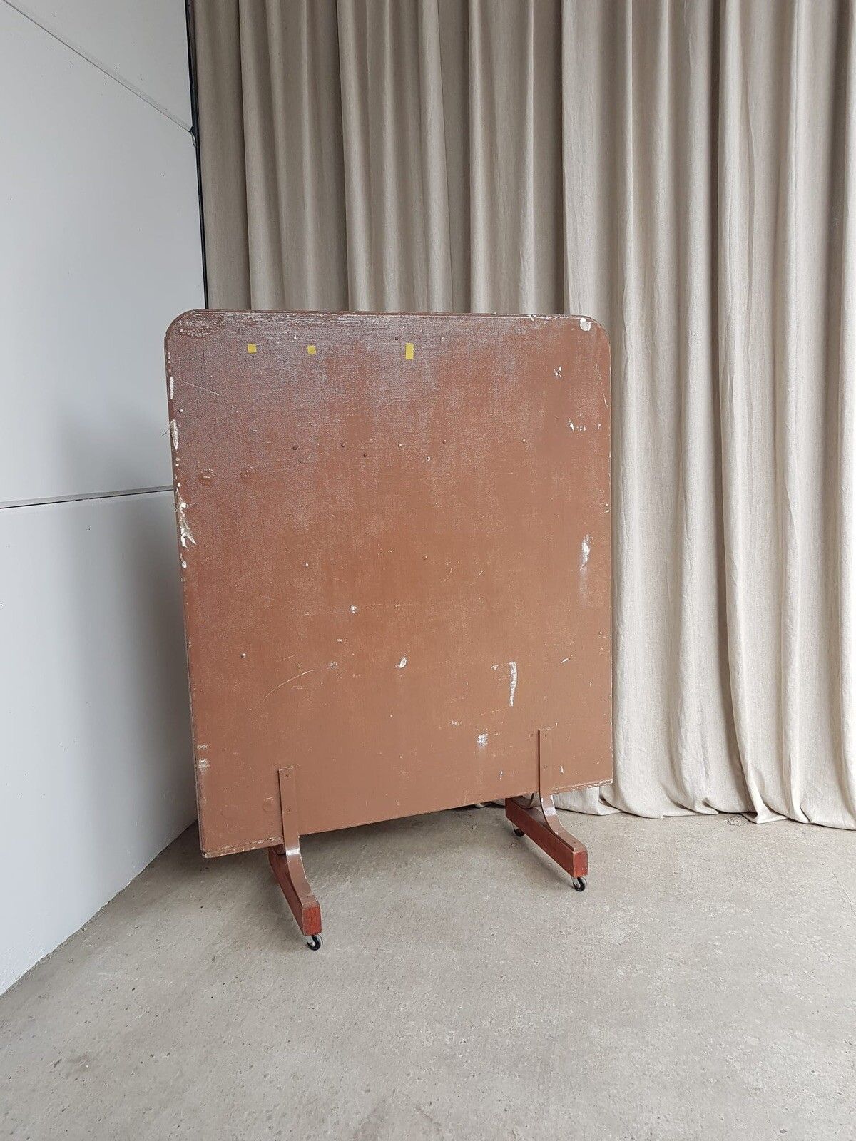 Vtg Mid Century Privacy Screen Room Divider Office Partition Changing Room R82 photo Home Decor