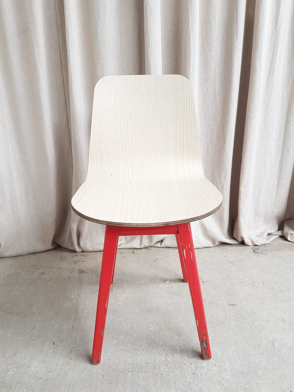 Vtg Mid Century Style Post Modern Modernist Dining Desk Side Chair Scandi R506 photo furniture