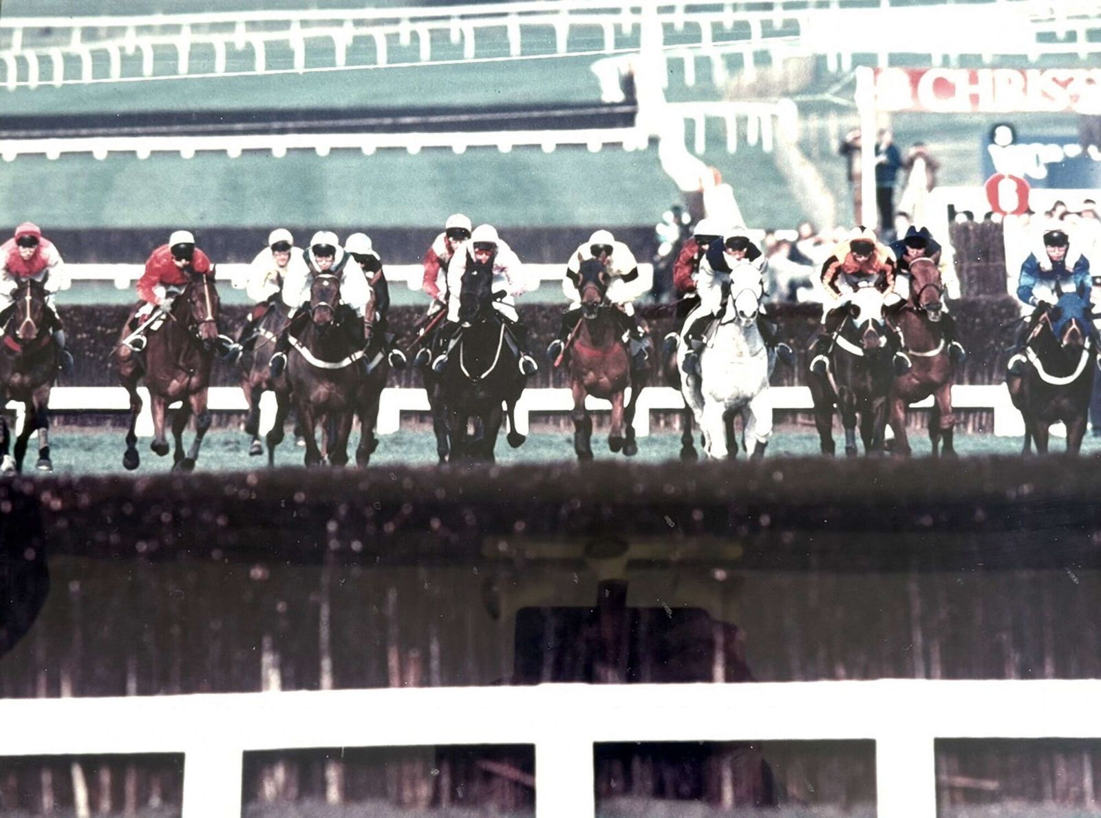 A Good Sized Photograph Of The 1991 Cheltenham Gold Cup photo furniture