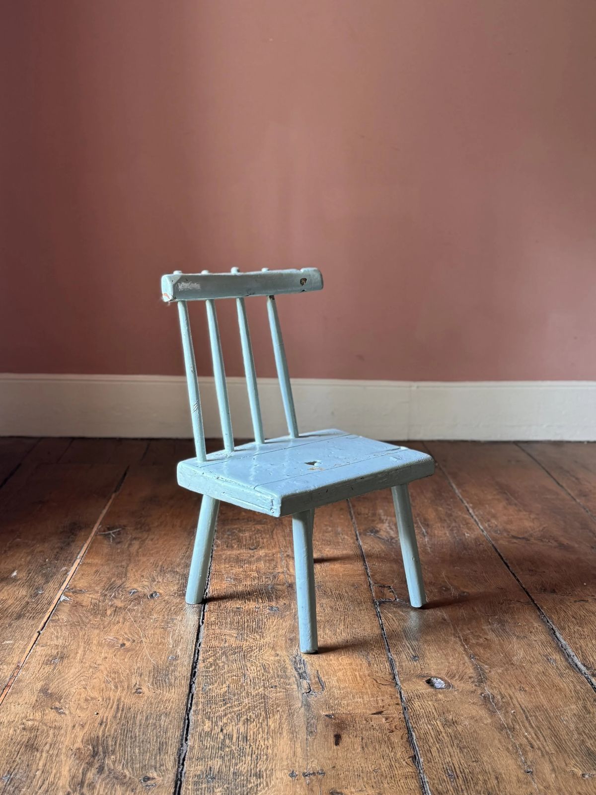 19th Century Painted Irish Country Antrim Hedge Chair photo for sale