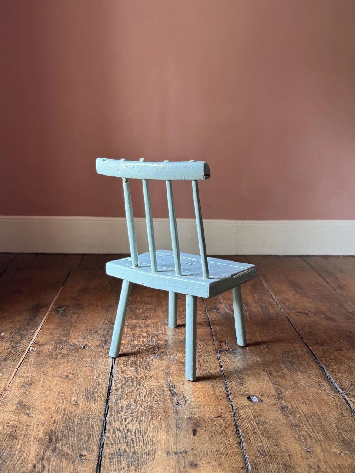 19th Century Painted Irish Country Antrim Hedge Chair photo 475.0
