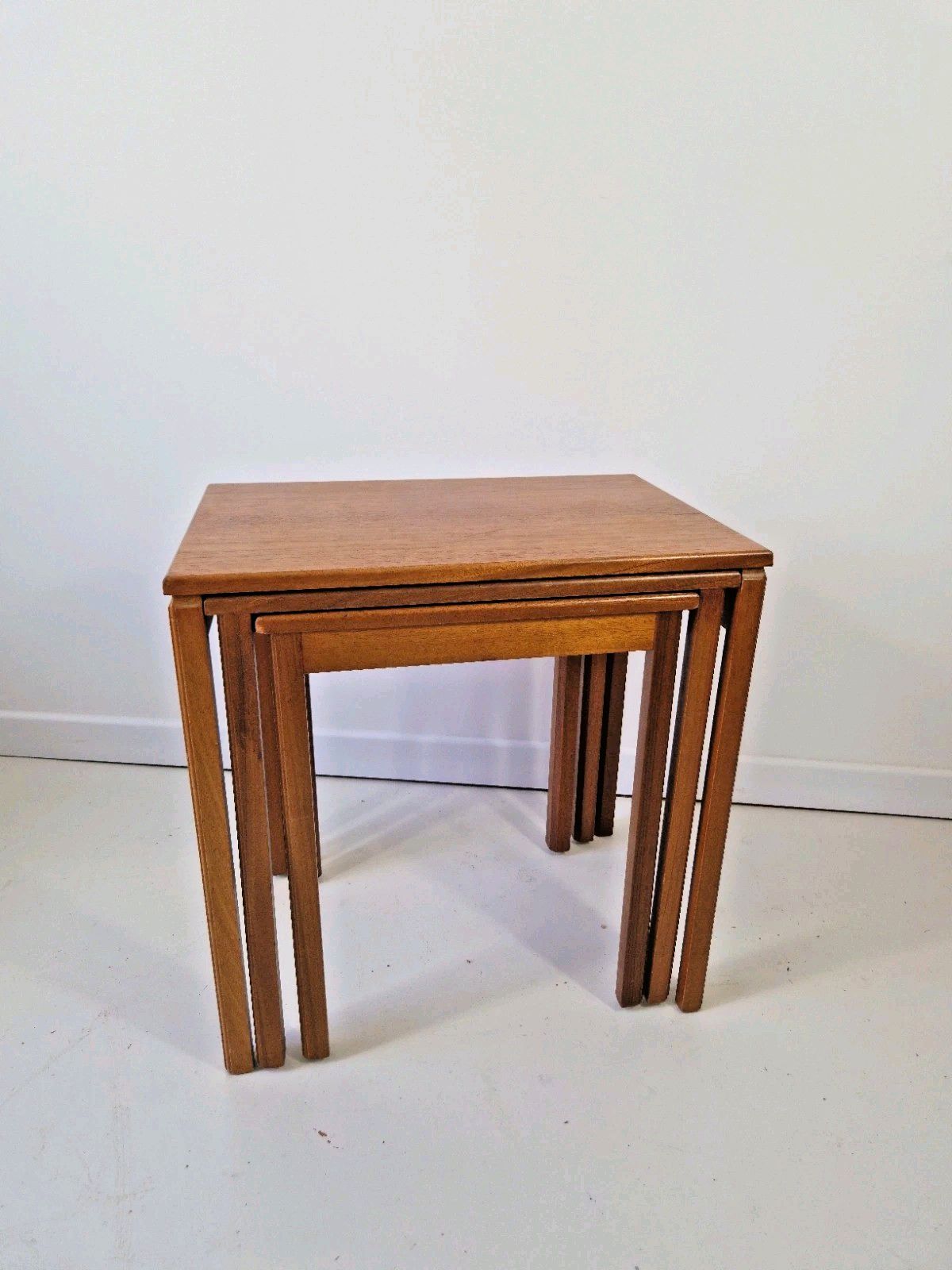 Mid Century Nest Of McIntosh Nest Of Tables 1960s photo vintage