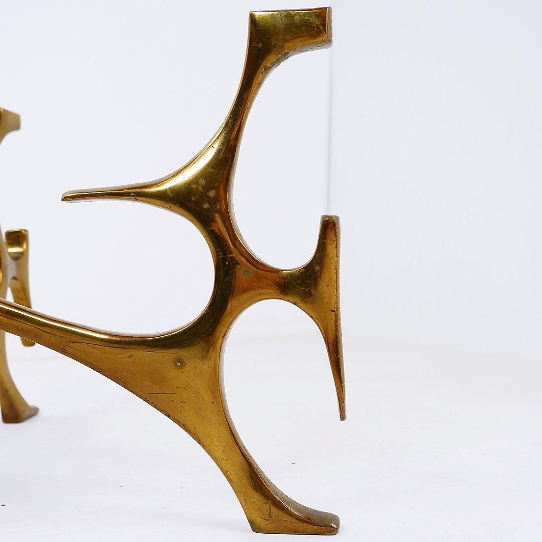 photo vintage Sculptural Coffee Table In The Style Of Fred Brouard   Circa 1960s