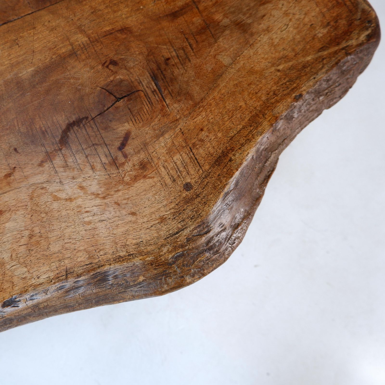 Free Form Brutalist Coffee Table, Wood, Wabi Sabi Style, Circa 1960 photo Furniture