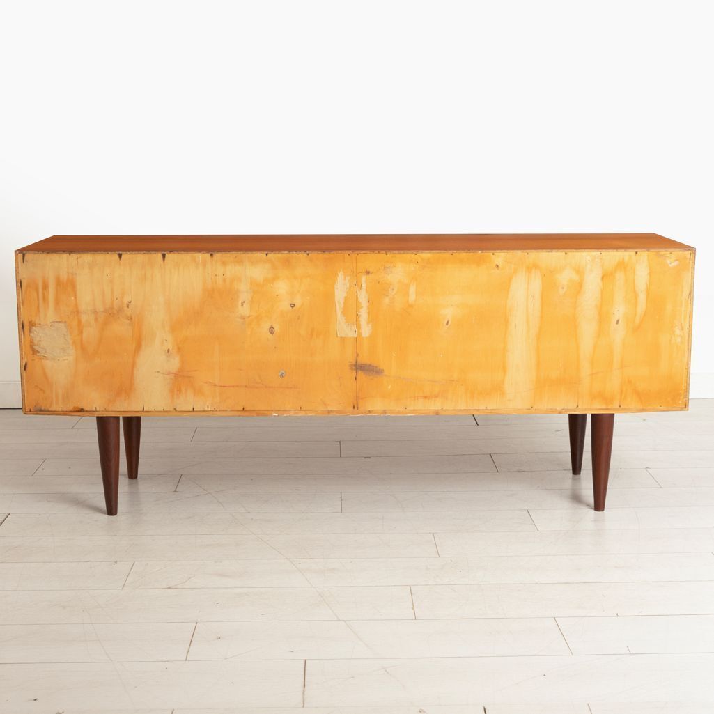 Danish Midcentury Sideboard In Teak With Recessed Handles C.1965 photo Furniture