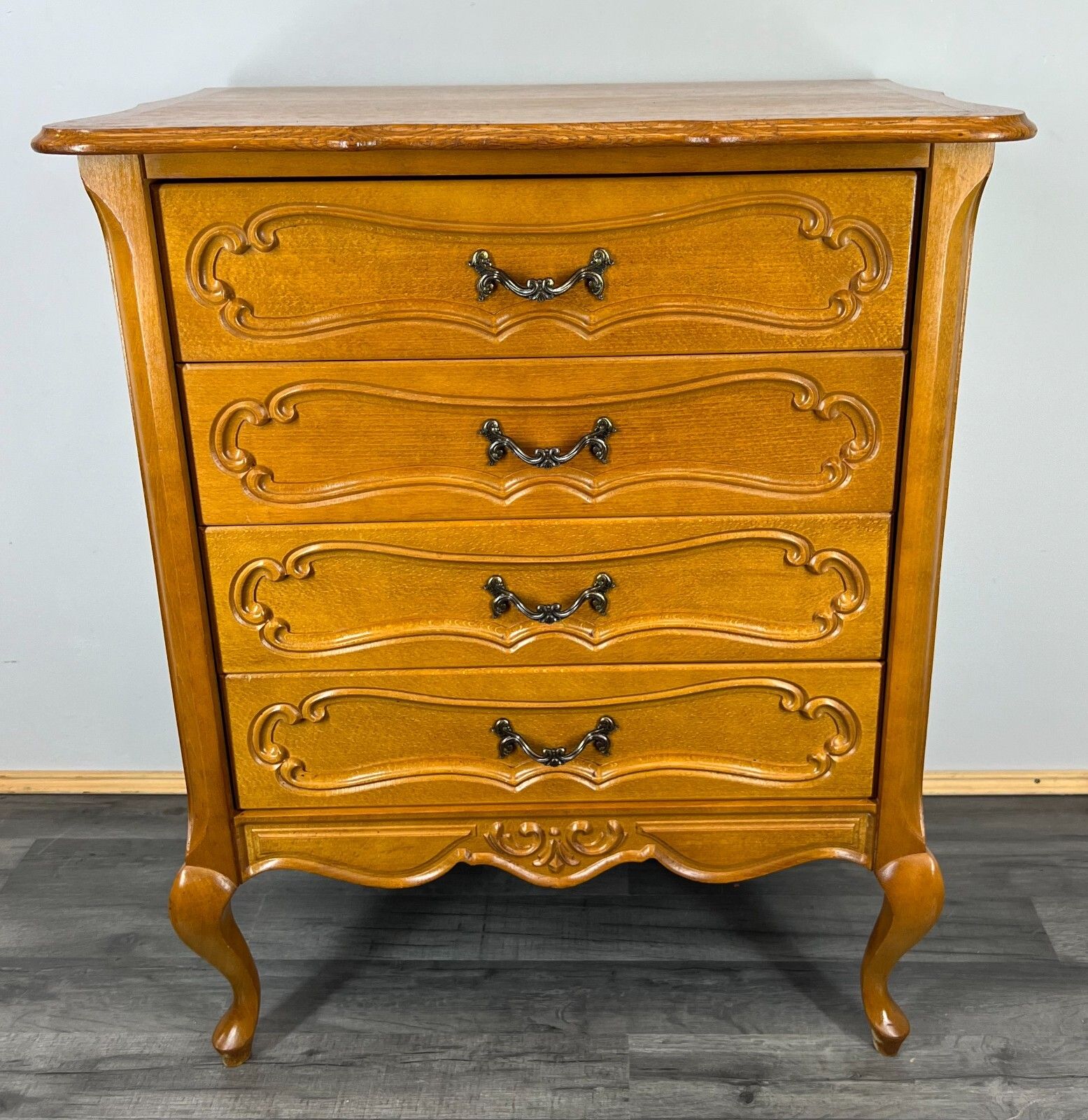 Chest Of Drawers Vintage French Louis XIV Cabinet Carved Sideboard Lot 2895