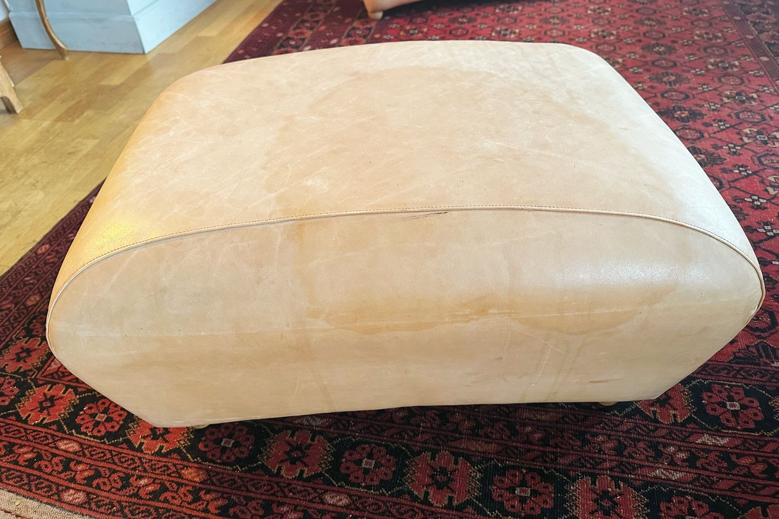 Post Modern Matthew Hilton 'Balzac' Lounge Armchair And Footstool photo for sale