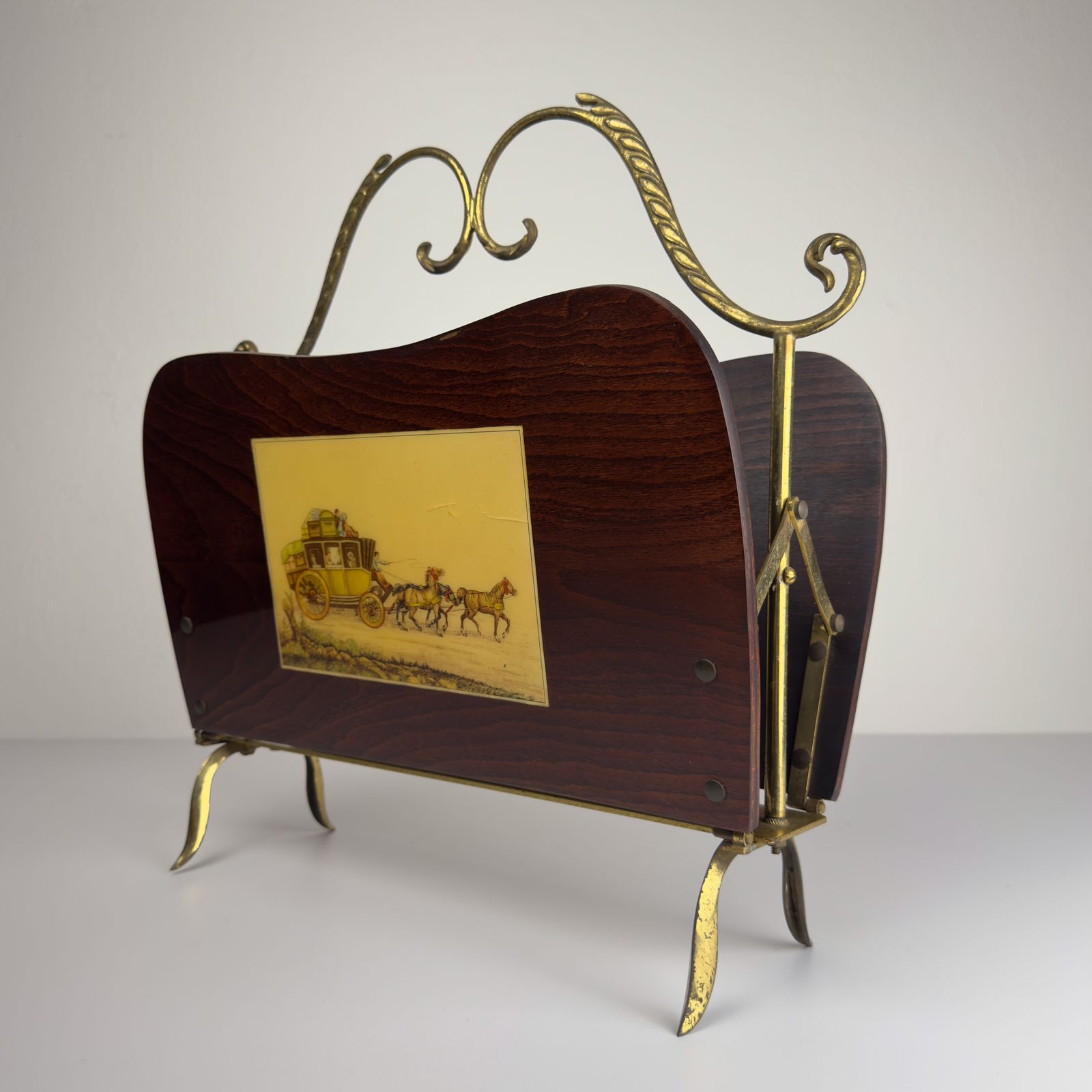 photo for sale Vintage Magazine Rack, Italy 1950s