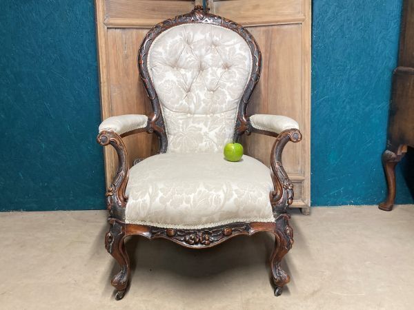 A Fine Pair Of Victorian Ladies And Gentlemans Parlour Chairs photo buy