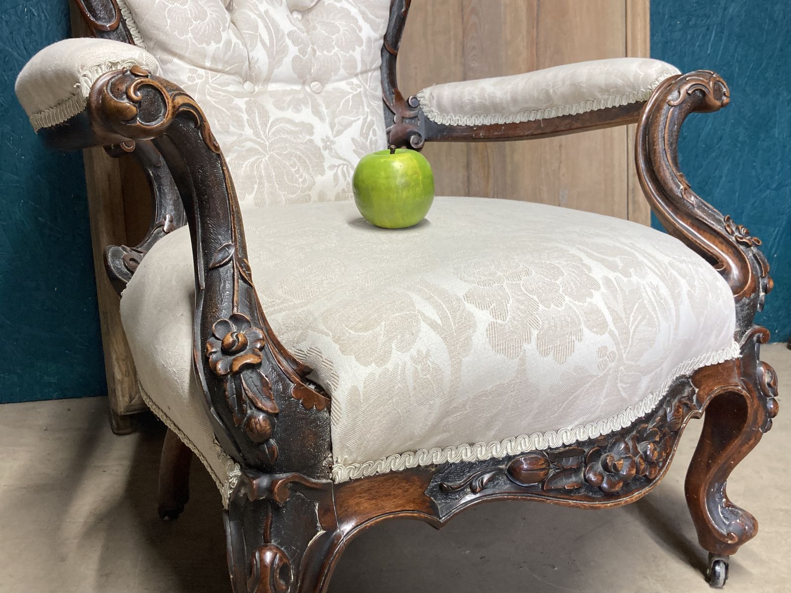A Fine Pair Of Victorian Ladies And Gentlemans Parlour Chairs photo vintage