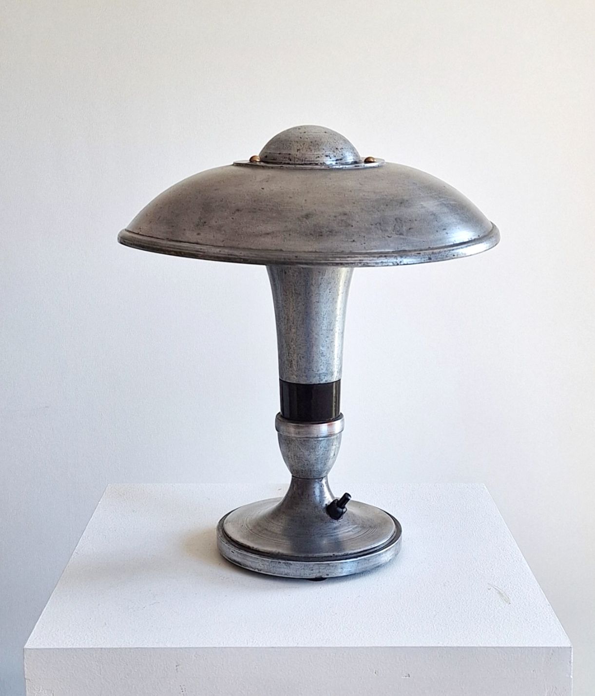 Modernist Art Deco Mushroom Lamp, France Circa 1930 photo furniture