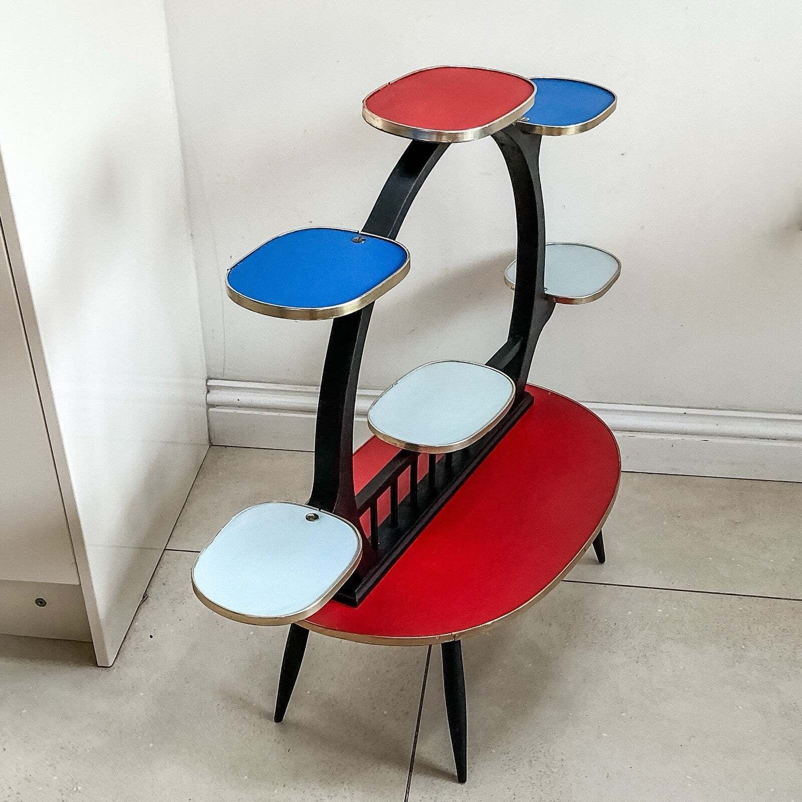 1950s Mid Century 4 Tier Plant Display Stand. 38x78x95cm photo for sale