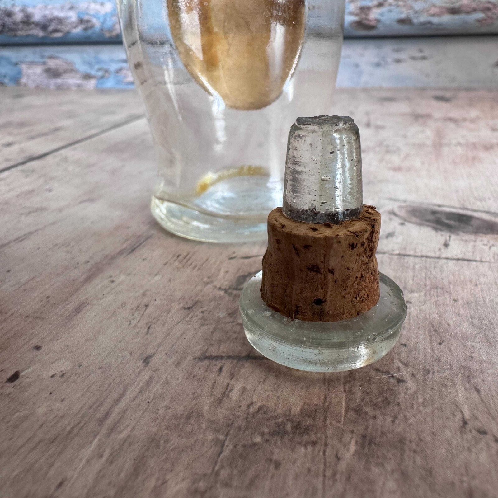 Antique Lucca Oil Bottle photo for sale