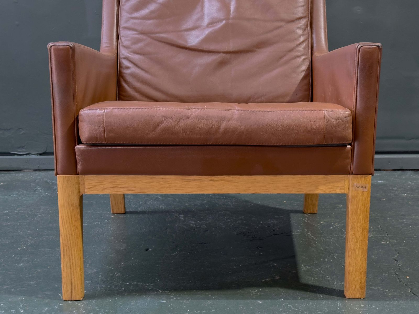 photo vintage Easy Chair Model 39 And Stool By Kai Lyngfeldt Larsen & Soren Willadsen