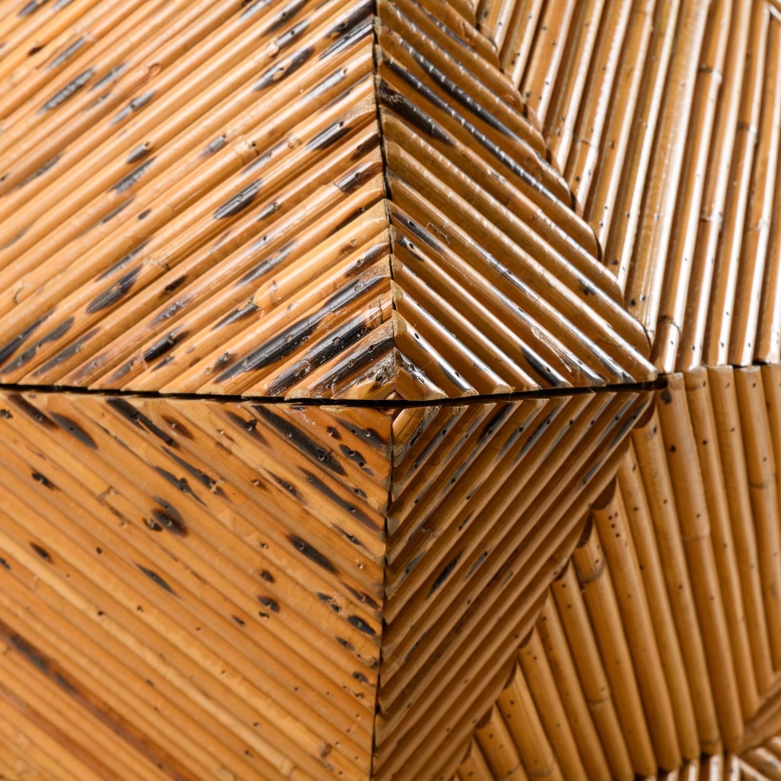 photo vintage Vivai Del Sud, Italy, Sculptural Bamboo Chest