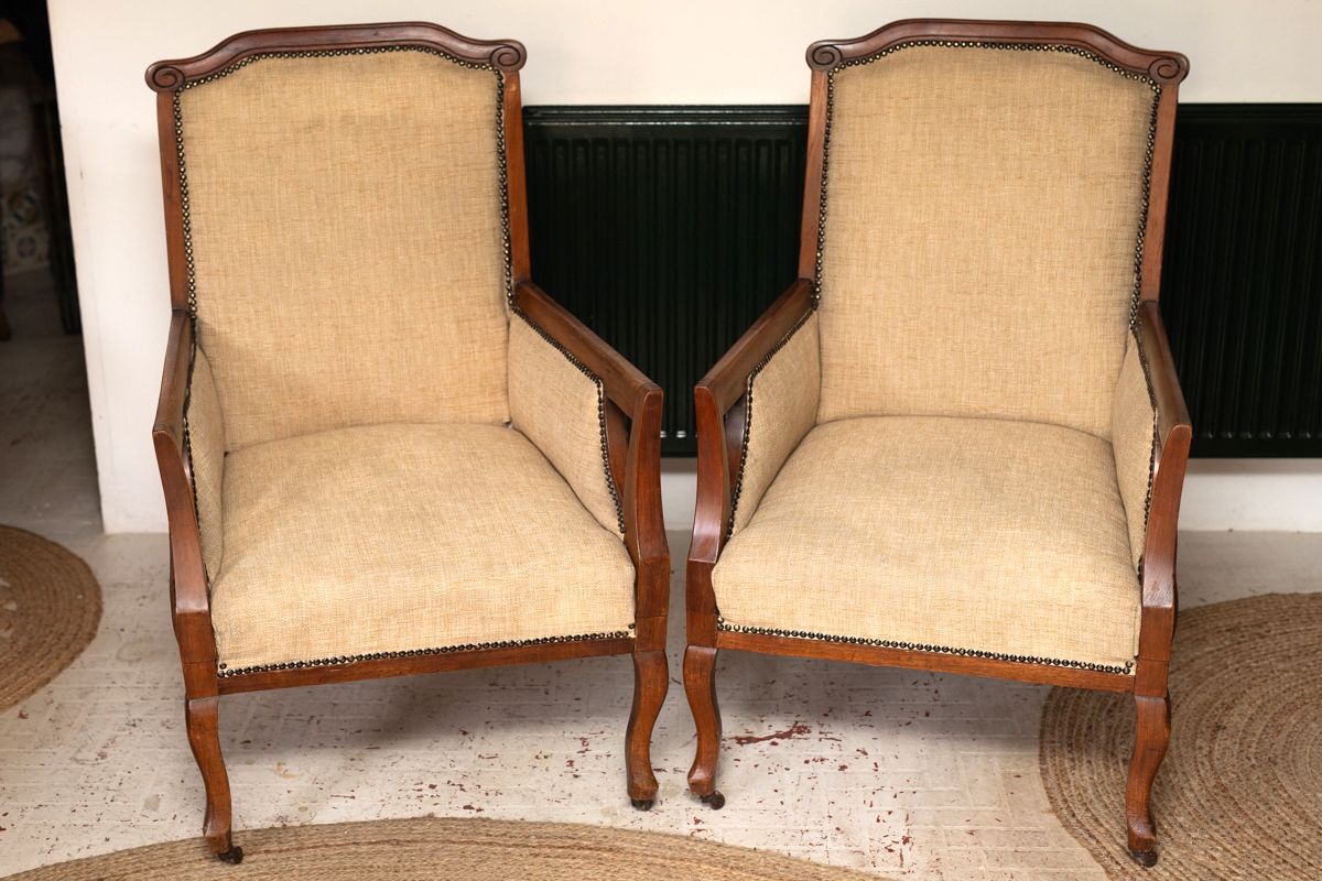 Antique, 19th Century French Empire Mahogany Salon Suite photo furniture