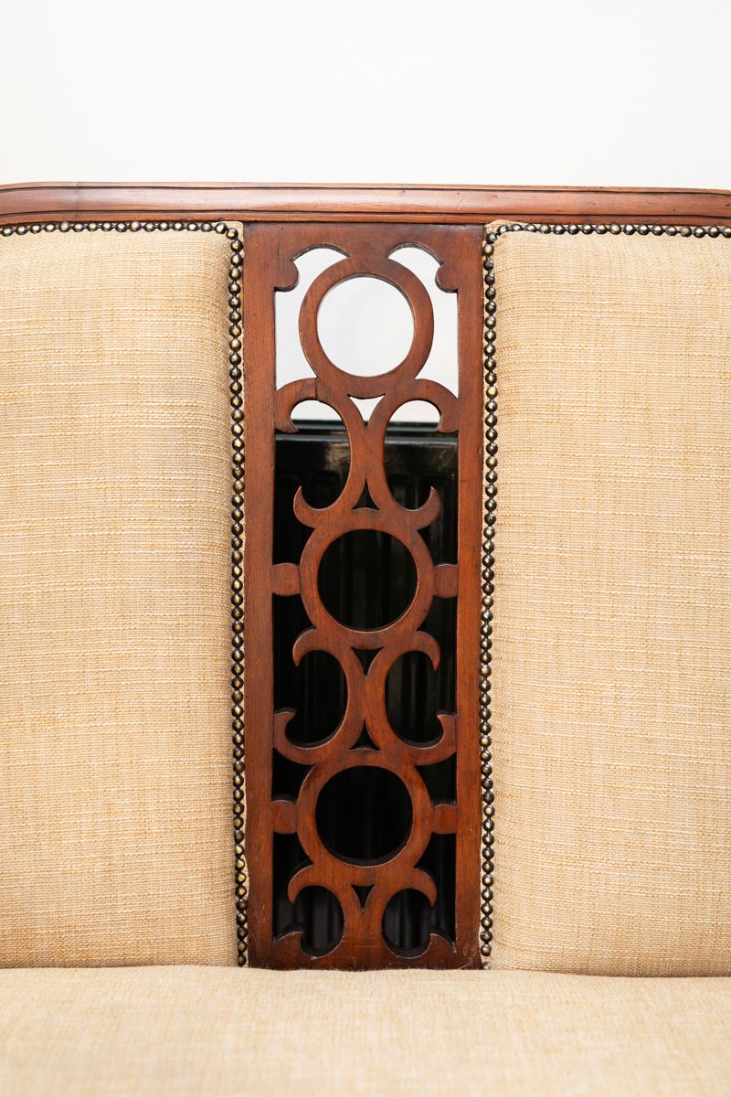 photo furniture Antique, 19th Century French Empire Mahogany Salon Suite