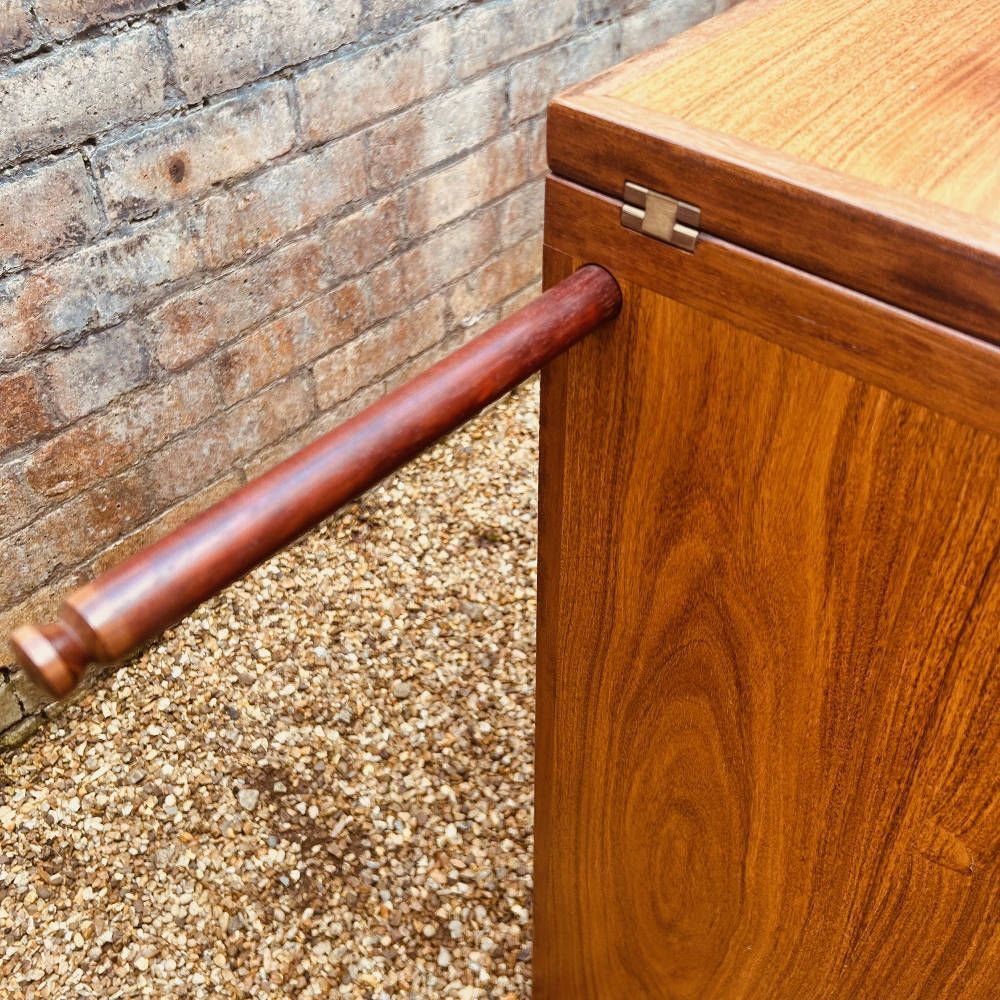 photo furniture Reno Wahl Iversen For Dyrlund Captain’s Bar In Rosewood, Denmark, 1960s
