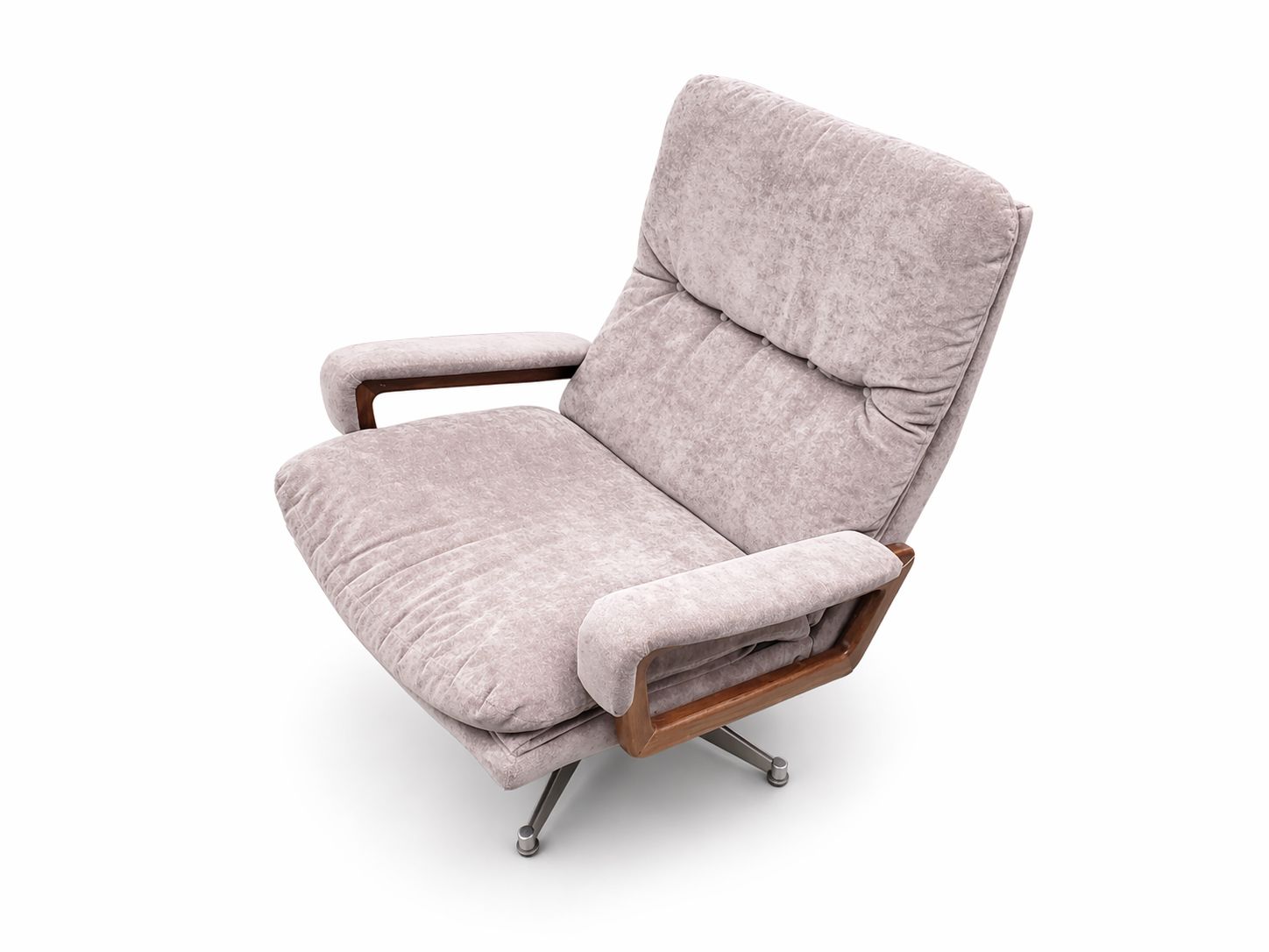 ‘King’ Swivel Armchair By André Vandenbeuck For Strässle, 1960s In Grey photo Furniture