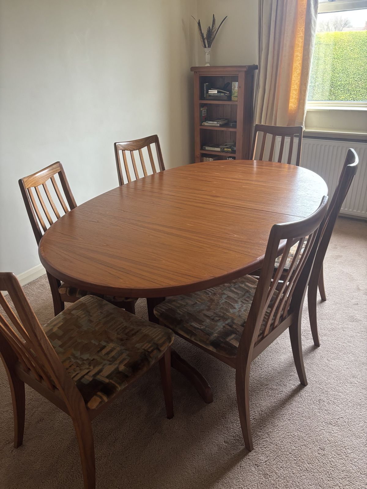 G Plan Extendable Dining Table And Six Chairs