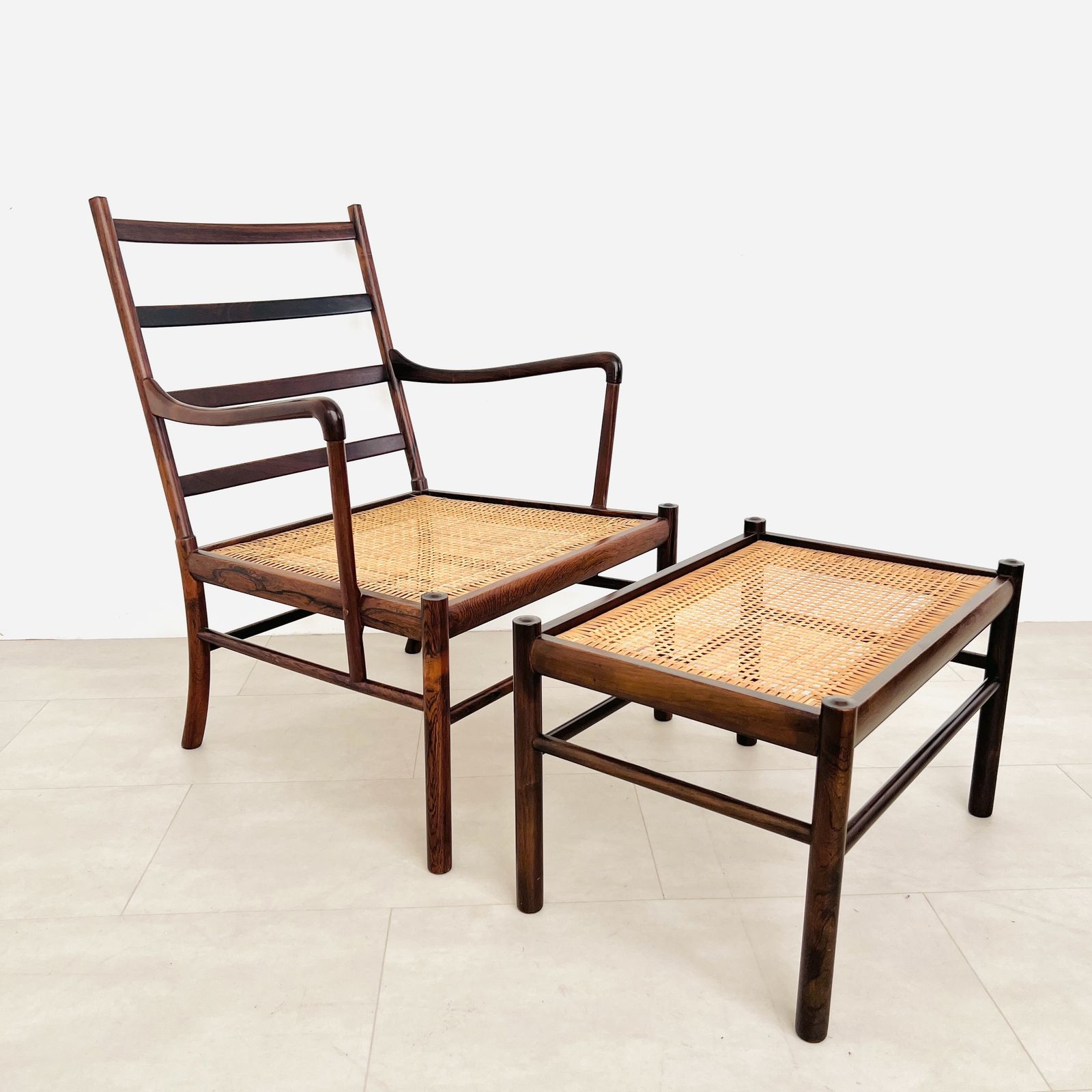 Danish "Colonial" Salon Suite By Ole Wanscher For Poul Jeppersen photo buy
