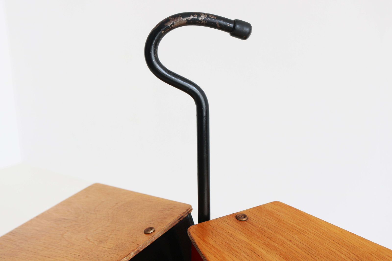 Mid Century Dutch Design Sewing Box Stand By Joost Teders For Metalux 1950 Table photo vintage